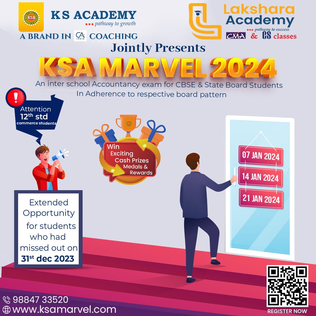 Ks Academy Ca Coaching Institute In Chennai India