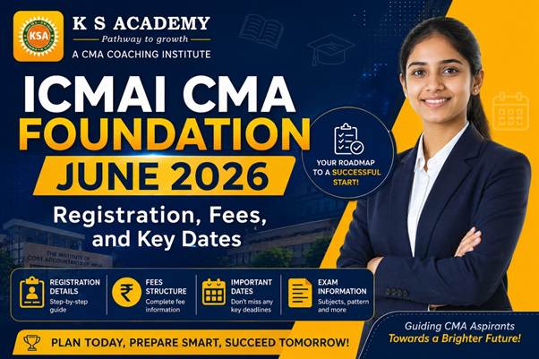 ICMAI CMA Foundation June 2026